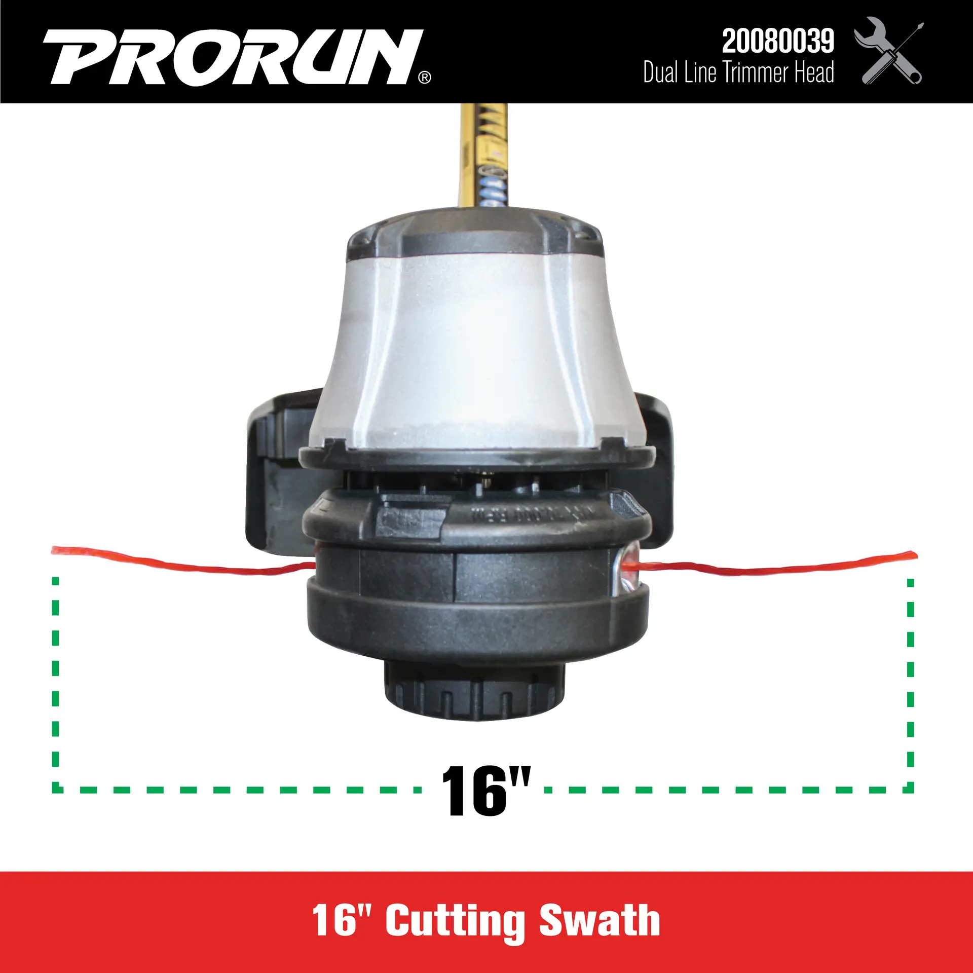 20080039 - Trimmer Head Assembly for PST160H - PRORUN
